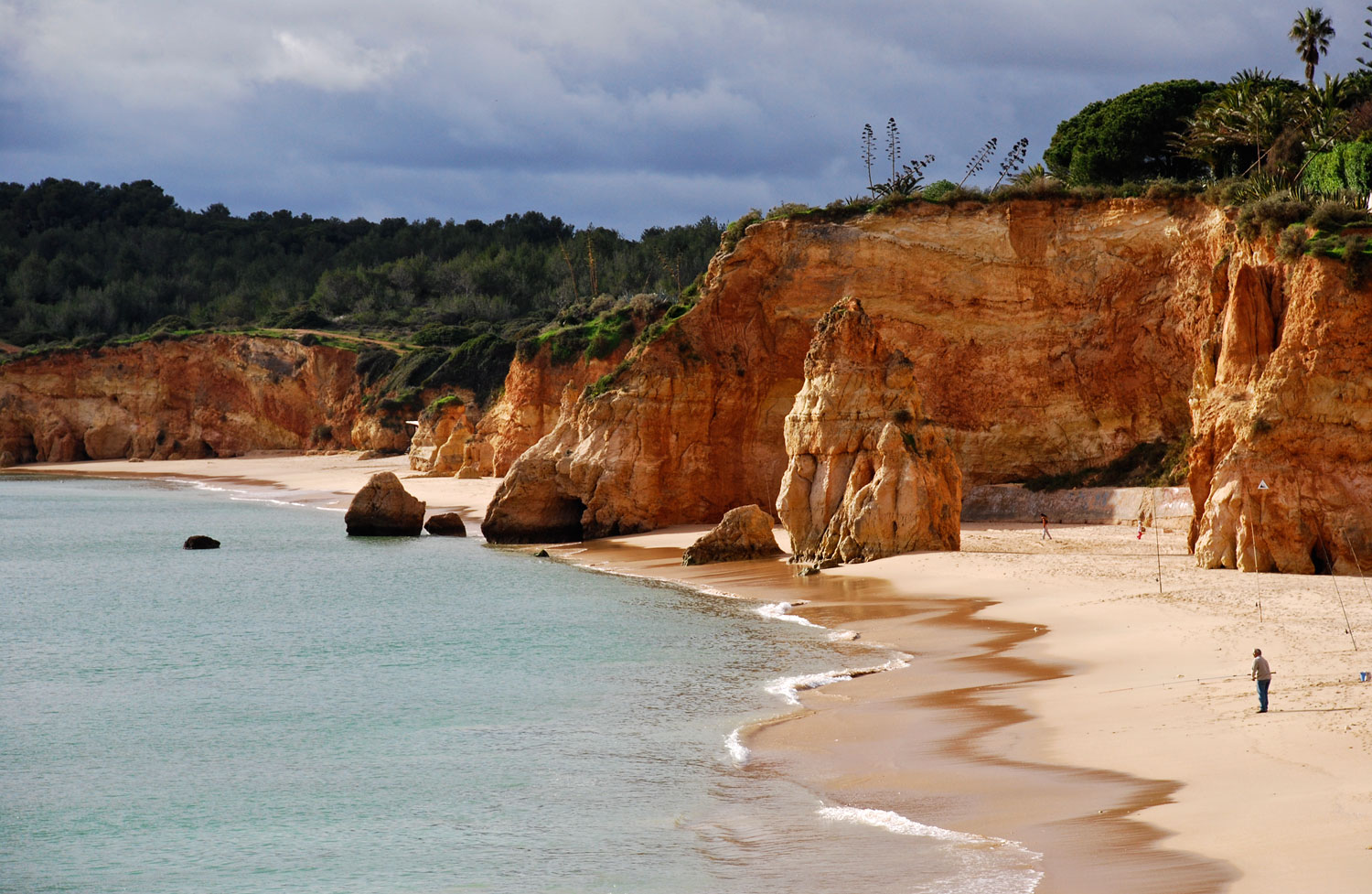 Spaziergang von Praia da Rocha zur Praia do Alemão